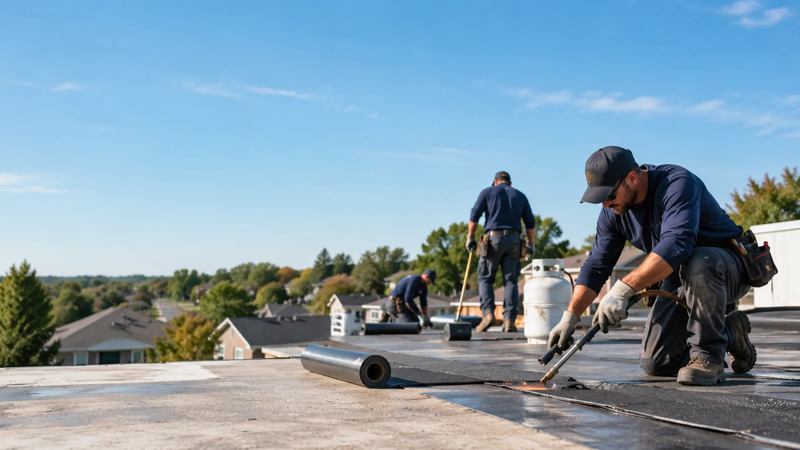 Flat Roof Leak Repair providers in Achille, OK